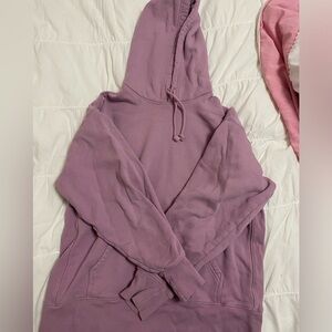 Aritzia tna pink boyfriend hoodie size s no flaws